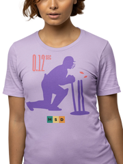 0 12 Msd Stumping Women Regular Fit Tshirt 180 Lavender Regular Fit Tshirt - Premium Cotton Women Wear