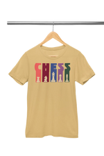 Premium Beige Regular Fit Tshirt for Women - 180 GSM Cotton | Fullmoon Styles