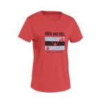 Women Oversized - Rock N Roll With Music Women Oversized 240 Red | Fullmoon Styles