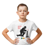 Premium White Regular Fit Tshirt for Kids - 180 GSM Cotton | Fullmoon Styles