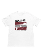 Men Oversized - Rock N Roll With Music Men Oversized 210 White | Fullmoon Styles