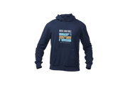 Women Regular Fit Hoodie - Rock N Roll With Music Women Regular Fit Hoodie 320 Navy Blue | Fullmoon Styles
