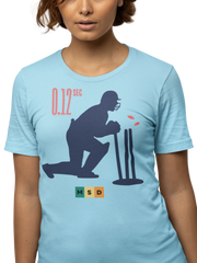 0 12 Msd Stumping Women Regular Fit Tshirt 180 Sky Blue Regular Fit Tshirt - Premium Cotton Women Wear