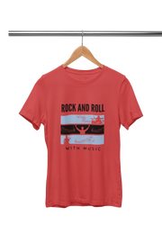 Premium Red Regular Fit Tshirt for Women - 180 GSM Cotton | Fullmoon Styles