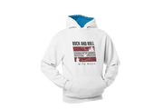 Men Regular Fit Hoodie - Rock N Roll With Music Men Regular Fit Hoodie 320 White | Fullmoon Styles