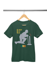 Premium Bottle Green Regular Fit Tshirt for Women - 180 GSM Cotton | Fullmoon Styles