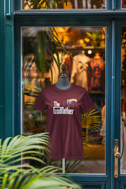 Maroon Regular Fit Tshirt - The Godfather Women Regular Fit Tshirt 180 Design | Women Fashion
