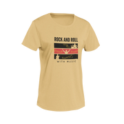 Women Oversized - Rock N Roll With Music Women Oversized 240 Beige | Fullmoon Styles