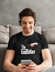 The Godfather Men Oversized 210 Black Oversized - Premium Cotton Men Wear