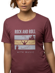 Comfortable Women Regular Fit Tshirt in Maroon - 180 GSM | Fullmoon Styles