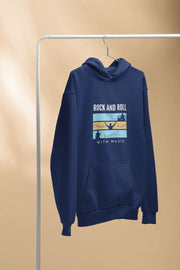 Premium Navy Blue Regular Fit Hoodie for Women - 320 GSM Cotton | Fullmoon Styles