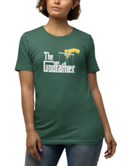 The Godfather Women Regular Fit Tshirt 180 Bottle Green Regular Fit Tshirt - Premium Cotton Women Wear