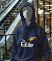 Navy Blue Regular Fit Hoodie - The Godfather Women Regular Fit Hoodie 320 Design | Women Fashion