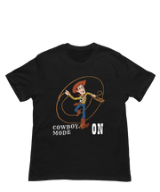 Men Regular Fit Tshirt - Woody Cowboy Mode On Men Regular Fit Tshirt 180 Black | Fullmoon Styles