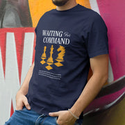 Chess Waiting For Command Navy Blue 4