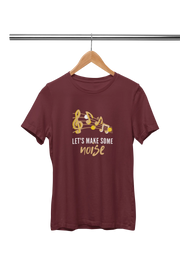 Premium Maroon Regular Fit Tshirt for Men - 180 GSM Cotton | Fullmoon Styles