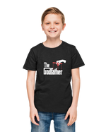 Black Regular Fit Tshirt - The Godfather Kids Regular Fit Tshirt 180 Design | Kids Fashion