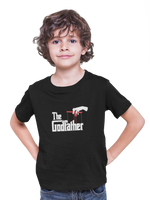Comfortable Kids Regular Fit Tshirt in Black - 180 GSM | Fullmoon Styles