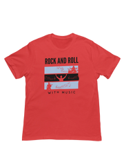 Women Oversized - Rock N Roll With Music Women Oversized 210 Red | Fullmoon Styles