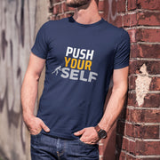 Motivation Push Yourself Navy Blue 4