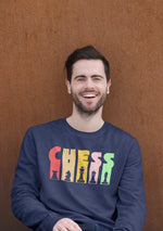 Comfortable Men Regular Fit Sweatshirt in Navy Blue - 320 GSM | Fullmoon Styles