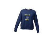 Women Regular Fit Sweatshirt - Music Is My Life Women Regular Fit Sweatshirt 320 Navy Blue | Fullmoon Styles