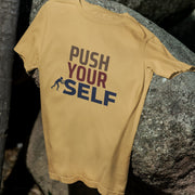 Motivation Push Yourself Beige 1