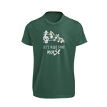 Women Regular Fit Tshirt - Lets Make Some Noise Women Regular Fit Tshirt 180 Bottle Green | Fullmoon Styles