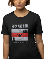 Comfortable Women Regular Fit Tshirt in Black - 180 GSM | Fullmoon Styles