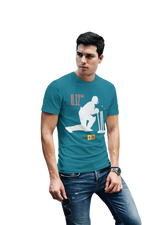 0 12 Msd Stumping Men Oversized 240 Teal Blue Oversized - Premium Cotton Men Wear