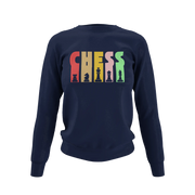 Men Regular Fit Sweatshirt - Chess Men Regular Fit Sweatshirt 320 Navy Blue | Fullmoon Styles