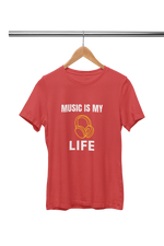 Premium Red Regular Fit Tshirt for Men - 180 GSM Cotton | Fullmoon Styles