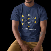 Dropout Saved My Life Navy Blue 4