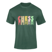 Men Regular Fit Tshirt - Chess Men Regular Fit Tshirt 180 Bottle Green | Fullmoon Styles