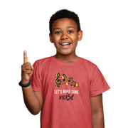 Premium Red Regular Fit Tshirt for Kids - 180 GSM Cotton | Fullmoon Styles