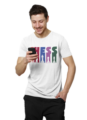 Chess Men Regular Fit Tshirt 180 White Regular Fit Tshirt - Premium Cotton Men Wear