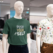 Motivation Push Yourself Bottle Green 3