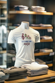 Off White Oversized - Lets Make Some Noise Men Oversized 210 Design | Men Fashion