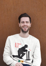 Comfortable Men Regular Fit Sweatshirt in White - 320 GSM | Fullmoon Styles