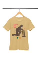 Premium Beige Regular Fit Tshirt for Women - 180 GSM Cotton | Fullmoon Styles