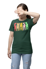 Chess Women Regular Fit Tshirt 180 Bottle Green Regular Fit Tshirt - Premium Cotton Women Wear