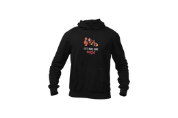 Women Regular Fit Hoodie - Lets Make Some Noise Women Regular Fit Hoodie 320 Black | Fullmoon Styles