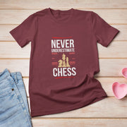 Chess Never Underestimate Maroon 1