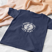 Music Is Life Lets Play Navy Blue 1