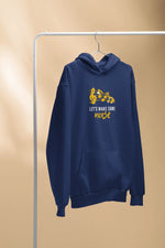 Premium Navy Blue Regular Fit Hoodie for Women - 320 GSM Cotton | Fullmoon Styles