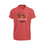 Women Regular Fit Tshirt - Lets Make Some Noise Women Regular Fit Tshirt 180 Red | Fullmoon Styles