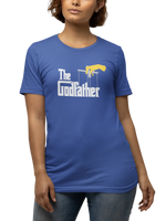 The Godfather Women Regular Fit Tshirt 180 Royal Blue Regular Fit Tshirt - Premium Cotton Women Wear