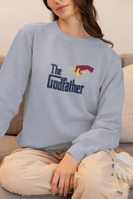 Comfortable Women Regular Fit Sweatshirt in Gray - 320 GSM | Fullmoon Styles