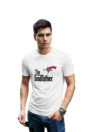 Comfortable Men Regular Fit Tshirt in White - 180 GSM | Fullmoon Styles