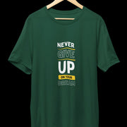 never_give_up_on_your_dream bottle_green 2